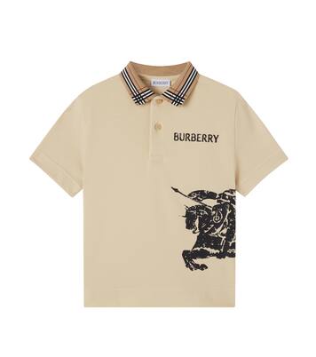 Polo EKD en piqué de coton | Burberry Kids
