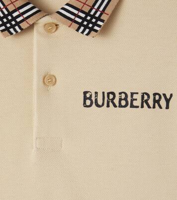Polo EKD en piqué de coton | Burberry Kids