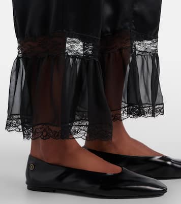 Sao leather ballet flats | Saint Laurent