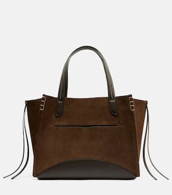 Loafer Cabas Large suede tote bag | JW Anderson