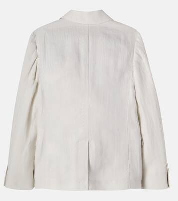 Embroidered linen jacket | Dolce&Gabbana Kids