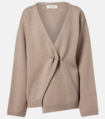 Wool and cashmere wrap cardigan | Róhe