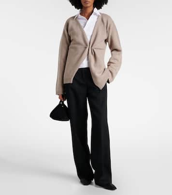 Wool and cashmere wrap cardigan | Róhe