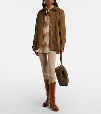 Carolyn suede leggings | Stouls