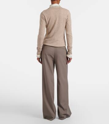 Dender wool wide-leg pants | The Row