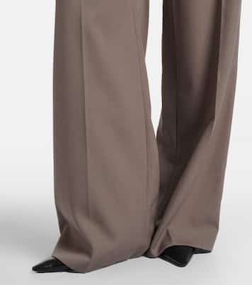 Dender wool wide-leg pants | The Row