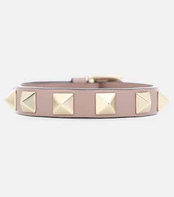 Bracciale Rockstud in pelle | Valentino Garavani