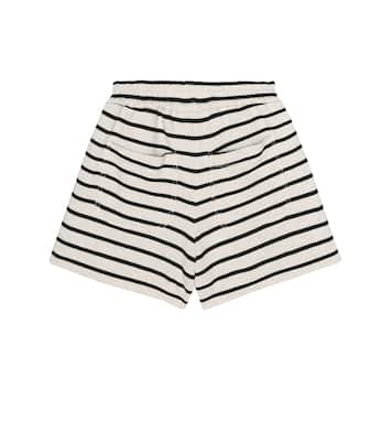 Shorts a righe in cotone | Brunello Cucinelli Kids