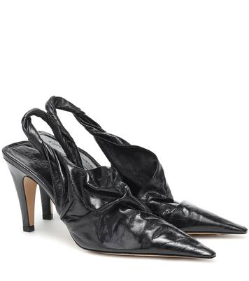 Point 90 leather slingback pumps | Bottega Veneta