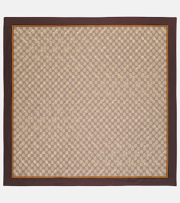 Foulard GG imprimé en soie | Gucci