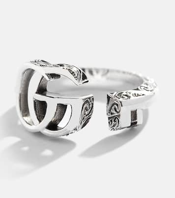 Bague Double G en argent sterling | Gucci