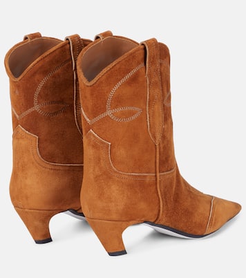 Dallas suede cowboy boots | Khaite