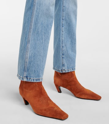 Dallas suede cowboy boots | Khaite