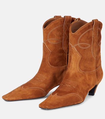 Dallas suede cowboy boots | Khaite