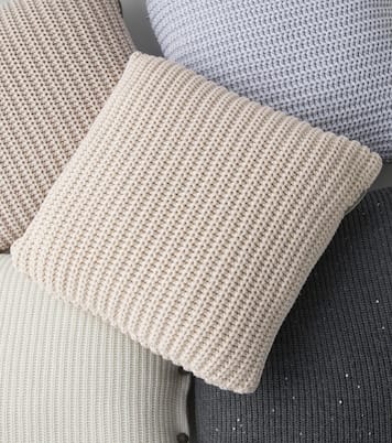 Cuscino in misto cotone | Brunello Cucinelli