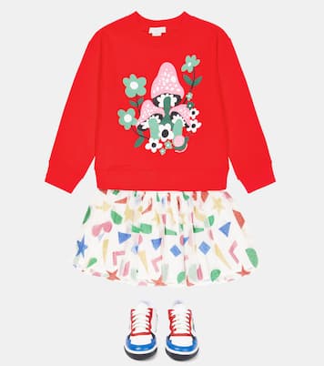 Printed cotton sweatshirt | Stella McCartney Kids