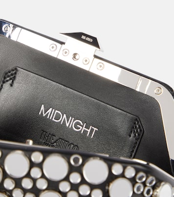 Clutch Midnight Mini in pelle con borchie | The Attico