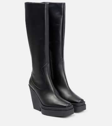 Gia 14 leather knee-high boots | Gia Borghini