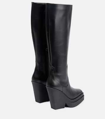 Gia 14 leather knee-high boots | Gia Borghini