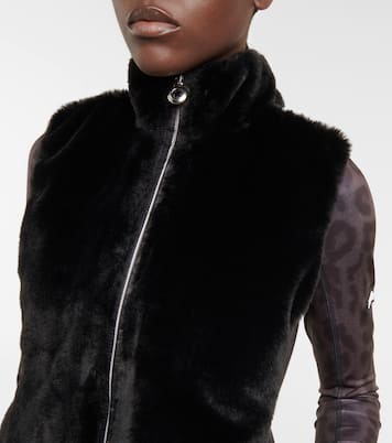 Veste sans manches Minou en fourrure synthétique | Jet Set