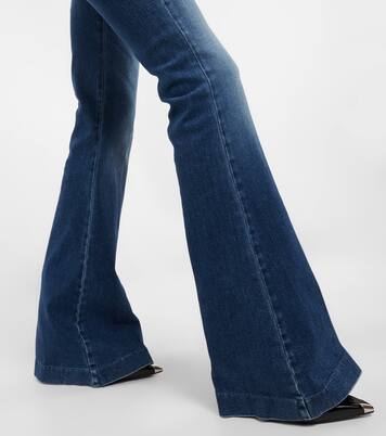 Jeans flared a vita alta | McQueen