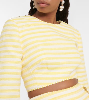 Crop top Hide Tide a rayas | Zimmermann