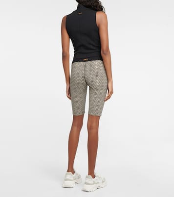 Top cropped in jersey con monogramma | Balmain