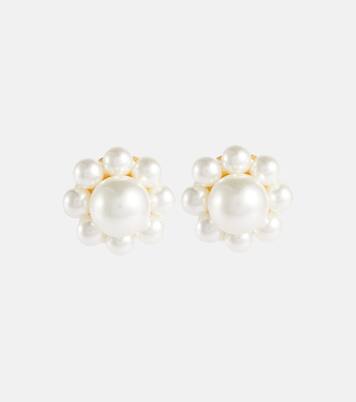 Orecchini a bottone a margherita | Simone Rocha