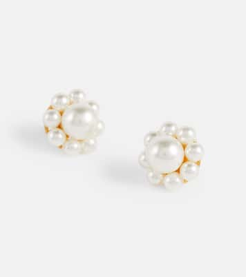 Orecchini a bottone a margherita | Simone Rocha
