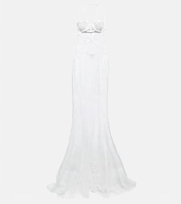 Bridal Robe aus Spitze | Nensi Dojaka