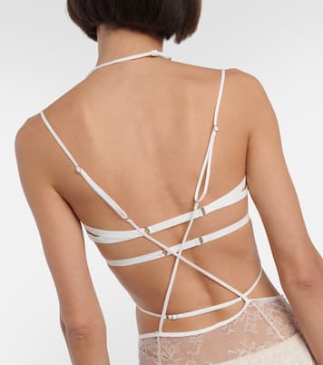 Bridal Robe aus Spitze | Nensi Dojaka