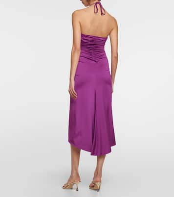 Saskia ruched midi dress | Veronica Beard