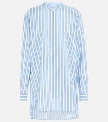 Striped cotton and silk shirt | Toteme