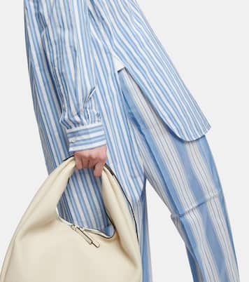Striped cotton and silk shirt | Toteme