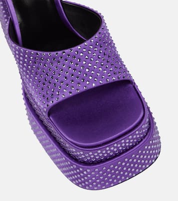 Medusa Aevitas embellished platform sandals | Versace