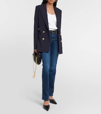 Kimmie mid-rise straight jeans | 7 For All Mankind