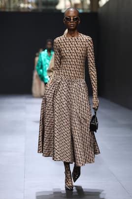 Toile Iconographe silk midi skirt | Valentino