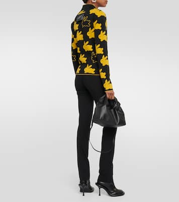Jersey de cuello alto de jacquard | JW Anderson