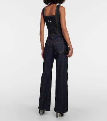 Jean bootcut à taille basse | Jean Paul Gaultier