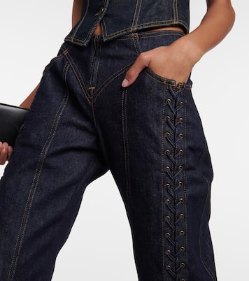 Jean bootcut à taille basse | Jean Paul Gaultier