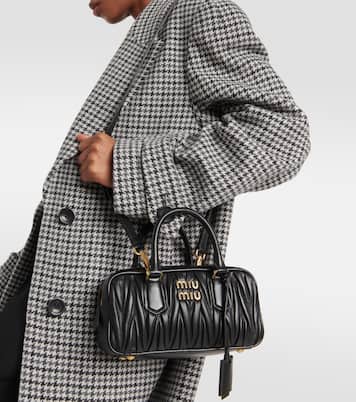 Sac Arcadie en cuir matelassé | Miu Miu