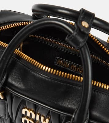 Sac Arcadie en cuir matelassé | Miu Miu