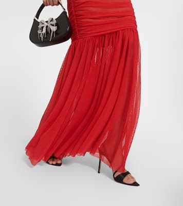 Off-Shoulder-Robe Walter aus Mesh | Norma Kamali