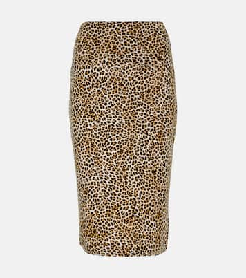 Printed pencil skirt | Norma Kamali