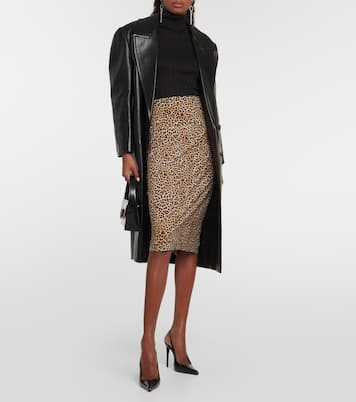 Printed pencil skirt | Norma Kamali