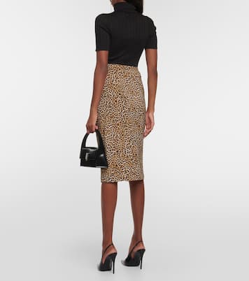 Printed pencil skirt | Norma Kamali