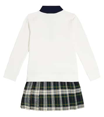 Abito in maglia di misto cotone | Polo Ralph Lauren Kids