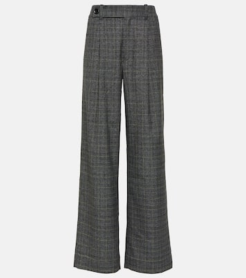 Pantalon ample White Label à carreaux | Proenza Schouler