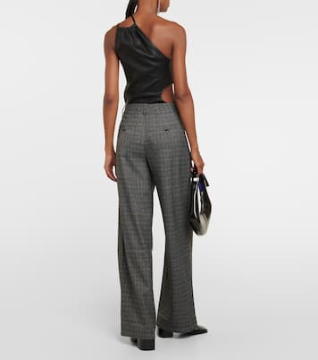 Pantalon ample White Label à carreaux | Proenza Schouler