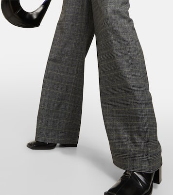 Pantalon ample White Label à carreaux | Proenza Schouler